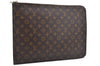 Authentic Louis Vuitton Monogram Poche Documents Document case M53400 LV 2603D