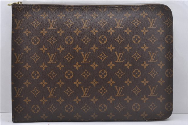 Authentic Louis Vuitton Monogram Poche Documents Document case M53400 LV 2603D