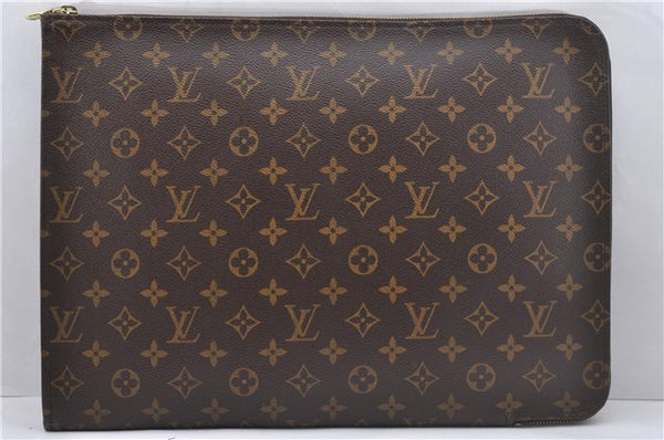 Authentic Louis Vuitton Monogram Poche Documents Document case M53400 LV 2603D
