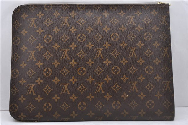 Authentic Louis Vuitton Monogram Poche Documents Document case M53400 LV 2603D