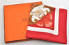 Authentic HERMES Carre 90 Scarf "Cheval Turc" Silk Red Box 2606E