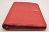 Authentic CHANEL Caviar Skin CoCo Button Long Bifold Wallet Purse Red 2606I