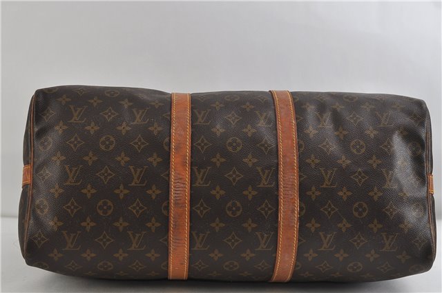 Auth Louis Vuitton Monogram Keepall Bandouliere 50 Boston Bag M41416 LV 2607D