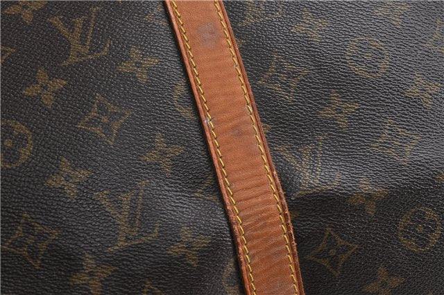 Auth Louis Vuitton Monogram Keepall Bandouliere 50 Boston Bag M41416 LV 2607D