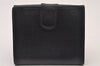 Authentic CHANEL Vintage Caviar Skin CoCo Mark Bifold Wallet Purse Black 2608I