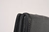 Authentic CHANEL Vintage Caviar Skin CoCo Mark Bifold Wallet Purse Black 2608I