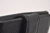 Authentic CHANEL Vintage Caviar Skin CoCo Mark Bifold Wallet Purse Black 2608I
