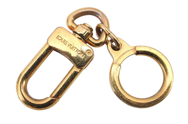 Authentic Louis Vuitton Charm Key Chain Anokre Gold M62698 LV 2609D