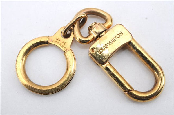 Authentic Louis Vuitton Charm Key Chain Anokre Gold M62698 LV 2609D