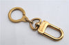 Authentic Louis Vuitton Charm Key Chain Anokre Gold M62698 LV 2609D