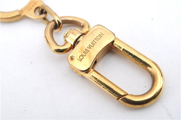 Authentic Louis Vuitton Charm Key Chain Anokre Gold M62698 LV 2609D