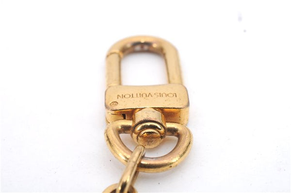 Authentic Louis Vuitton Charm Key Chain Anokre Gold M62698 LV 2609D