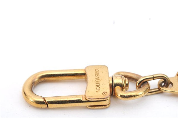 Authentic Louis Vuitton Charm Key Chain Anokre Gold M62698 LV 2609D