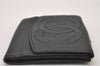 Authentic CHANEL Vintage Caviar Skin CoCo Mark Bifold Wallet Purse Black 2609I