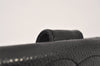 Authentic CHANEL Vintage Caviar Skin CoCo Mark Bifold Wallet Purse Black 2609I