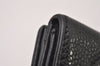 Authentic CHANEL Vintage Caviar Skin CoCo Mark Bifold Wallet Purse Black 2609I