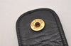 Authentic CHANEL Vintage Caviar Skin CoCo Mark Bifold Wallet Purse Black 2609I