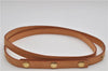 Auth Louis Vuitton Leather Shoulder Strap For Florentine S Beige 40.6" LV 2610E