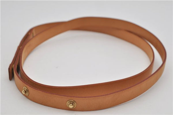 Auth Louis Vuitton Leather Shoulder Strap For Florentine S Beige 40.6" LV 2610E