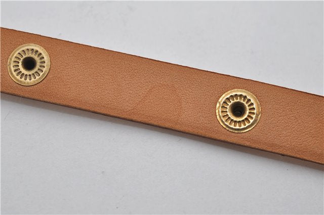 Auth Louis Vuitton Leather Shoulder Strap For Florentine S Beige 40.6