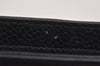 Authentic CHANEL Caviar Skin CC Logo Cosmetic Pouch Purse Black Junk 2610I