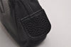 Authentic CHANEL Caviar Skin CC Logo Cosmetic Pouch Purse Black Junk 2610I