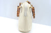 Authentic GUCCI Bamboo 2way Shoulder Hand Bag Purse Leather White Junk 2611H