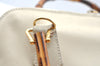 Authentic GUCCI Bamboo 2way Shoulder Hand Bag Purse Leather White Junk 2611H