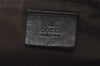 Authentic GUCCI Vintage Hand Bag Pouch Purse GG Canvas Leather 07198 Brown 2611I