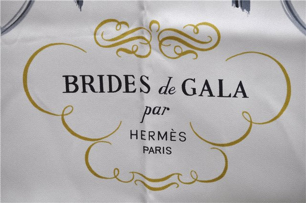 Authentic HERMES Carre 90 Scarf "BRIDES de GALA par" Silk Pink 2616E