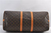 Authentic Louis Vuitton Monogram Keepall Bandouliere 55 M41414 Boston Bag 2616F