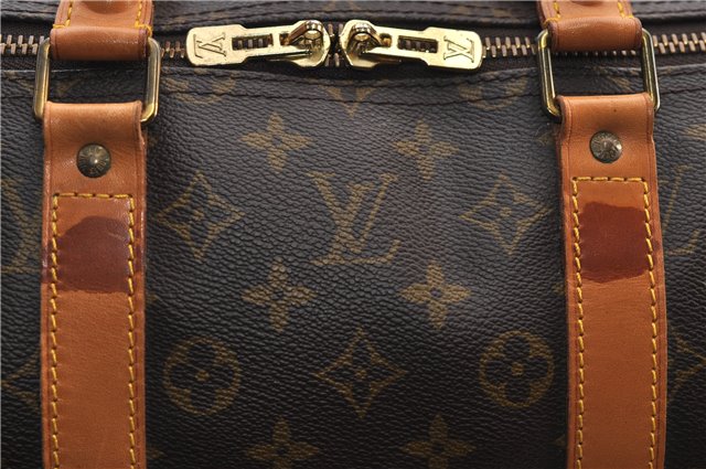 Authentic Louis Vuitton Monogram Keepall Bandouliere 55 M41414 Boston Bag 2616F