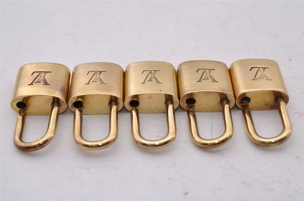 Authentic Louis Vuitton Padlock Gold 10Set LV 2617I