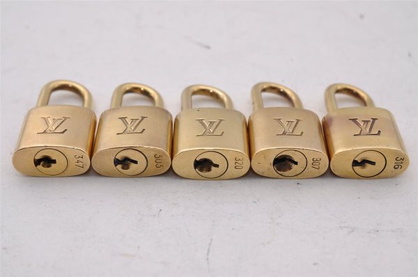 Authentic Louis Vuitton Padlock Gold 10Set LV 2617I