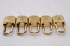 Authentic Louis Vuitton Padlock Gold 10Set LV 2617I