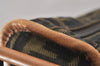 Authentic FENDI Zucca Shoulder Cross Body Bag Nylon Leather Brown 2618I
