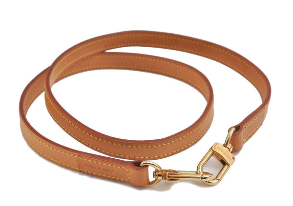 Authentic Louis Vuitton Leather Shoulder Strap Beige 38.6" LV 2619D