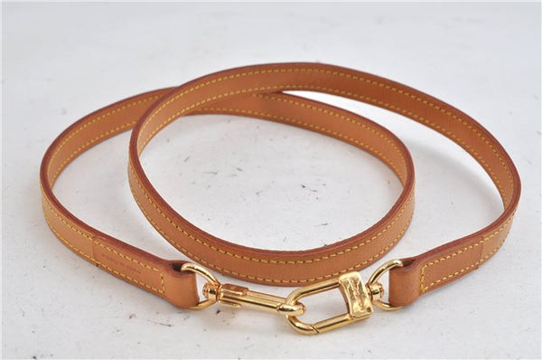Authentic Louis Vuitton Leather Shoulder Strap Beige 38.6" LV 2619D
