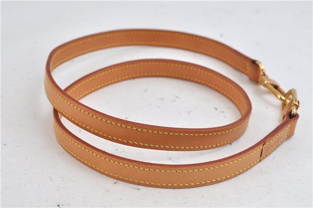 Authentic Louis Vuitton Leather Shoulder Strap Beige 38.6