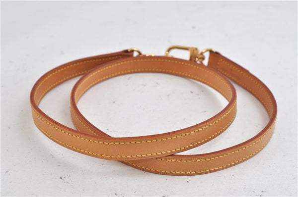 Authentic Louis Vuitton Leather Shoulder Strap Beige 38.6" LV 2619D