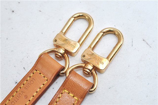 Authentic Louis Vuitton Leather Shoulder Strap Beige 38.6