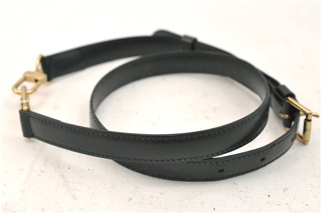 Authentic Louis Vuitton Leather Shoulder Strap Green 36.6-44.1