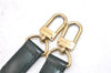 Authentic Louis Vuitton Leather Shoulder Strap Green 36.6-44.1" LV 2619E