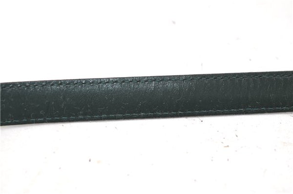 Authentic Louis Vuitton Leather Shoulder Strap Green 36.6-44.1" LV 2619E