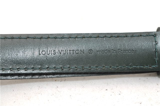 Authentic Louis Vuitton Leather Shoulder Strap Green 36.6-44.1
