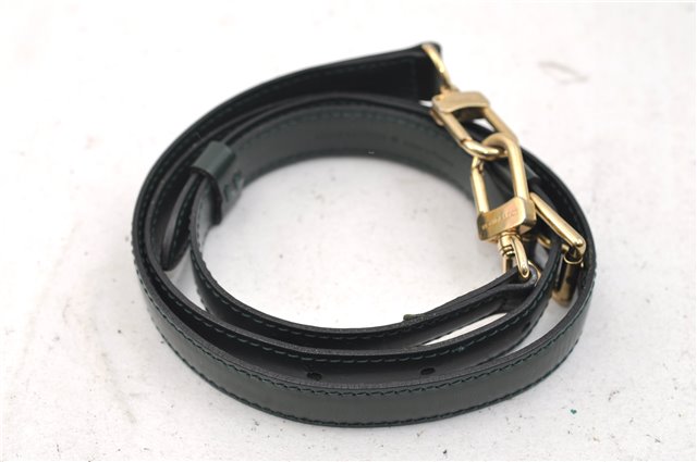 Authentic Louis Vuitton Leather Shoulder Strap Green 36.6-44.1