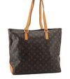 Authentic Louis Vuitton Monogram Cabas Mezzo Shoulder Tote Bag M51151 LV 2619F