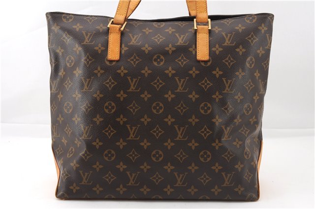 Authentic Louis Vuitton Monogram Cabas Mezzo Shoulder Tote Bag M51151 LV 2619F