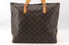 Authentic Louis Vuitton Monogram Cabas Mezzo Shoulder Tote Bag M51151 LV 2619F