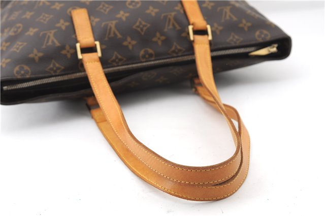 Authentic Louis Vuitton Monogram Cabas Mezzo Shoulder Tote Bag M51151 LV 2619F